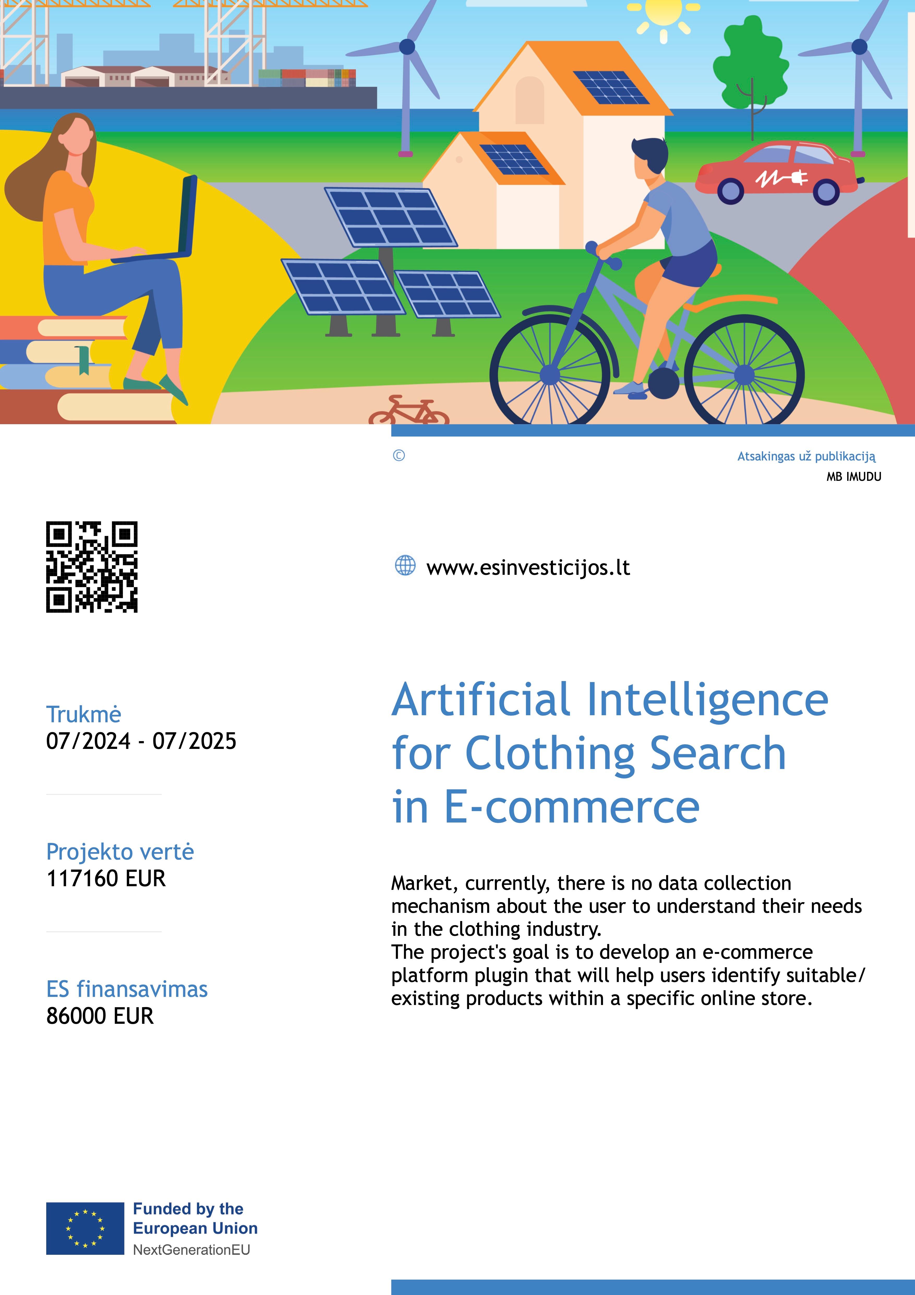 IMUDU EU Project - Artificial Intelligence for Clothing Search in E-commerce